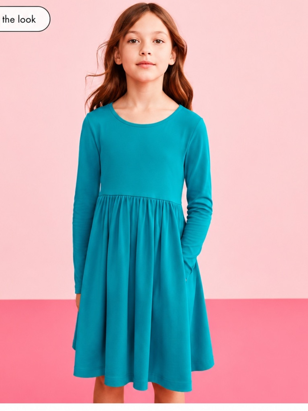 Hanna Andersson Long Sleeve Skater Dress